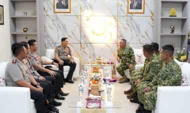 Sidoarjo-Ajak-Silaturahmi--Kapolresta-Sidoarjo-Kunjungan-ke-Brigif-2-Marinir