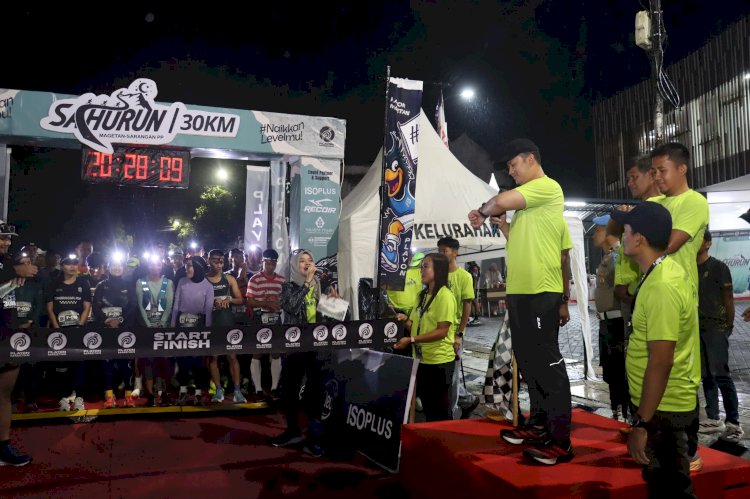 Sahurun 30K Polres Magetan Wadahi Komunitas Pelari di Bulan Ramadhan