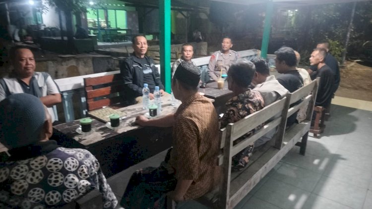Kapolsek Jabon Sambang Satkamling, Ajak Warga Jaga Kamtibmas